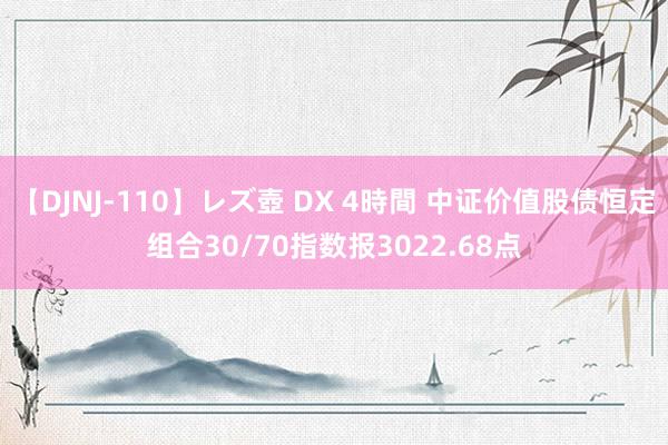 【DJNJ-110】レズ壺 DX 4時間 中证价值股债恒定组合30/70指数报3022.68点