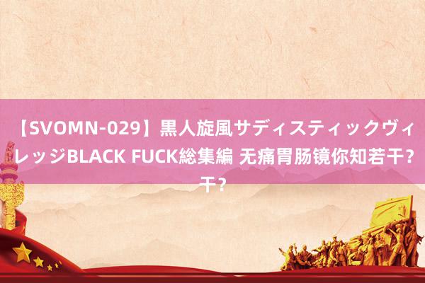 【SVOMN-029】黒人旋風サディスティックヴィレッジBLACK FUCK総集編 无痛胃肠镜你知若干？