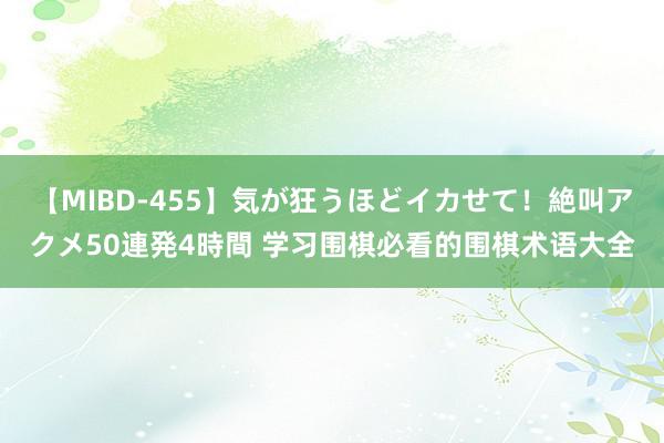 【MIBD-455】気が狂うほどイカせて！絶叫アクメ50連発4時間 学习围棋必看的围棋术语大全