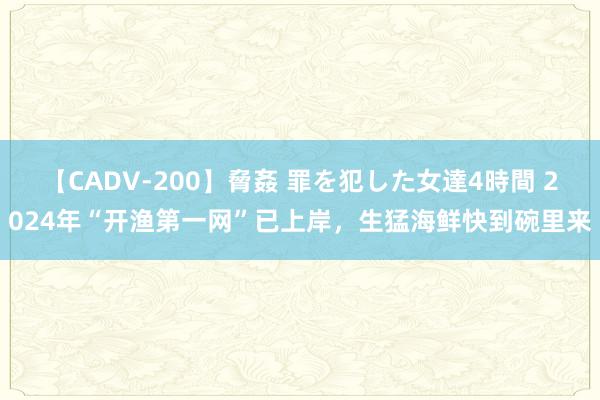 【CADV-200】脅姦 罪を犯した女達4時間 2024年“开渔第一网”已上岸，生猛海鲜快到碗里来