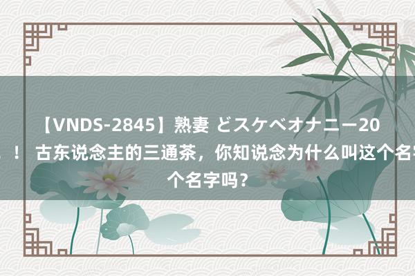 【VNDS-2845】熟妻 どスケベオナニー20連発！！ 古东说念主的三通茶，你知说念为什么叫这个名字吗？